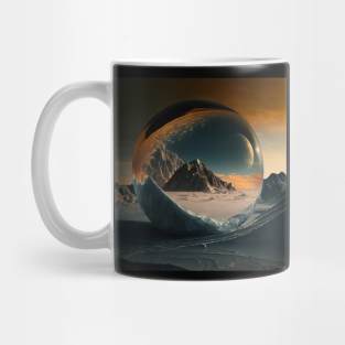 abstract mountain Mug